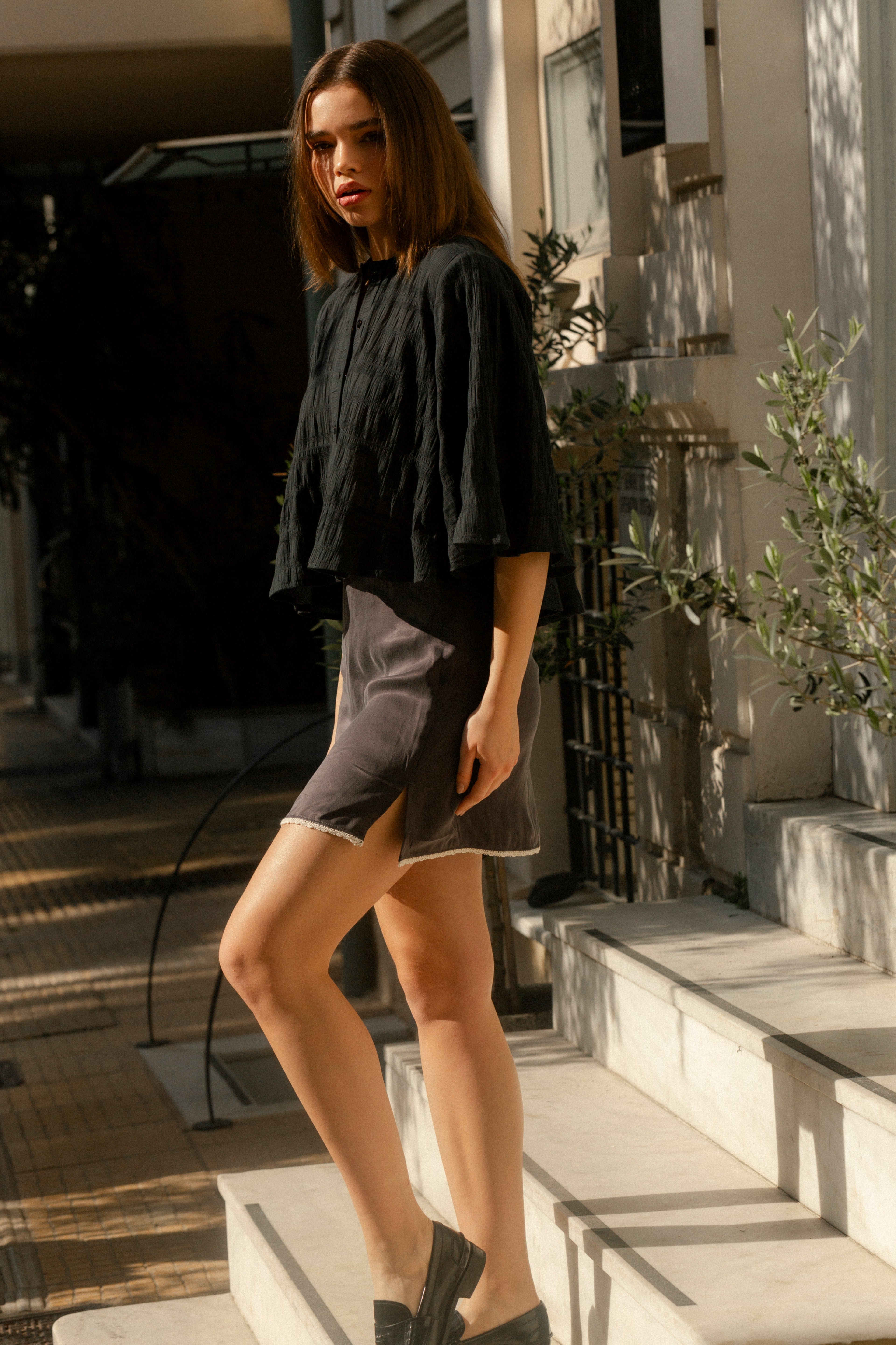 MOONLIT SKIRT GRAPHITE