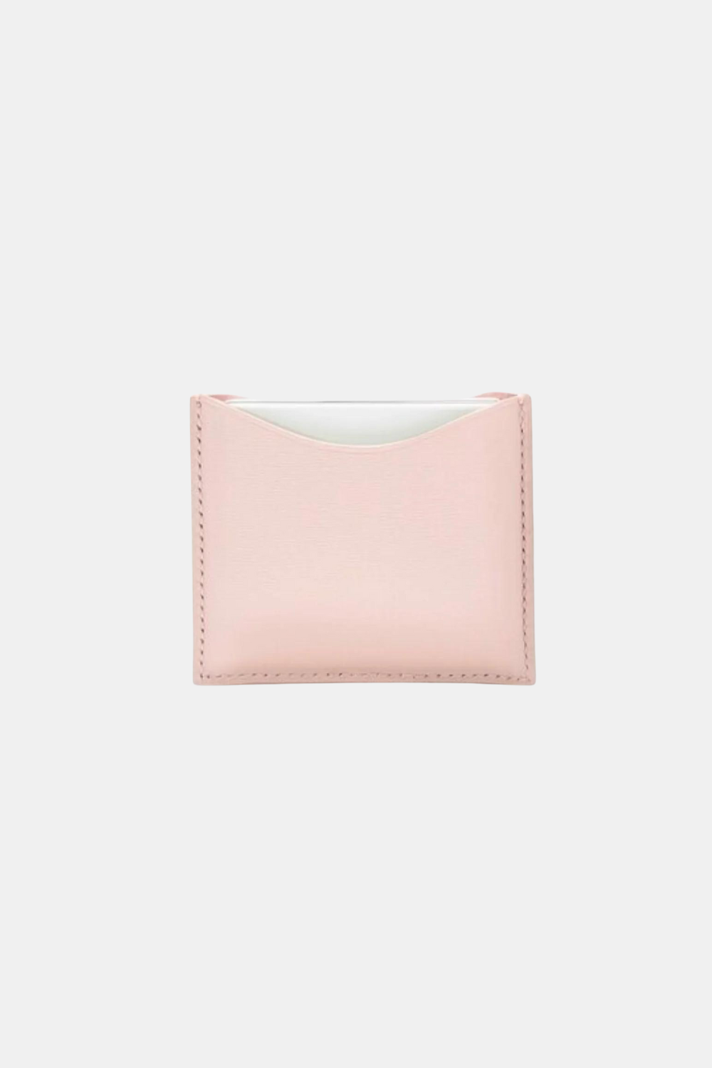 La Bouche Rouge Refillable Pink Fine Leather Compact Case