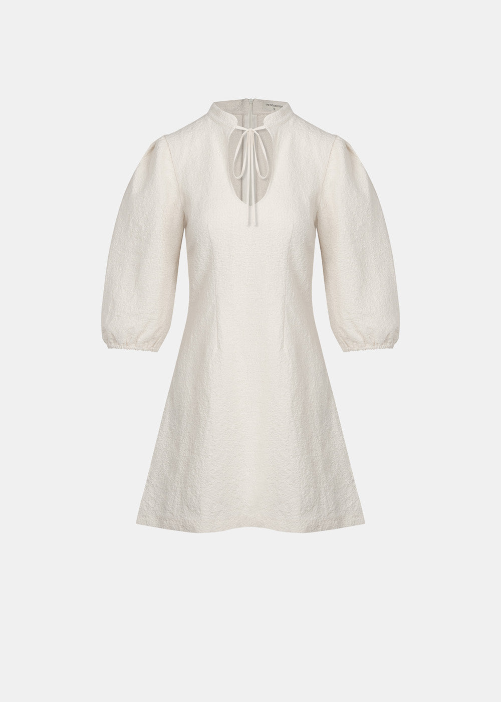 ROBE MINI SIMONE ÉCRU