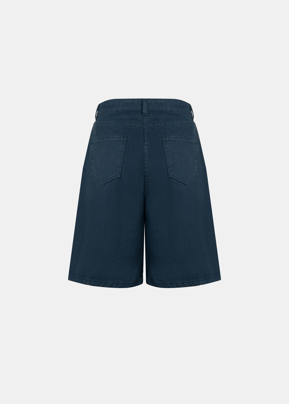 SHORT JUST WIDE JEANS GRAPHITE