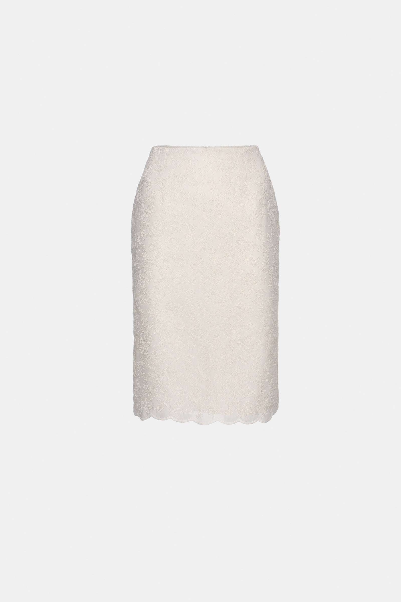 JUPE ORNAMENT BLANCHE