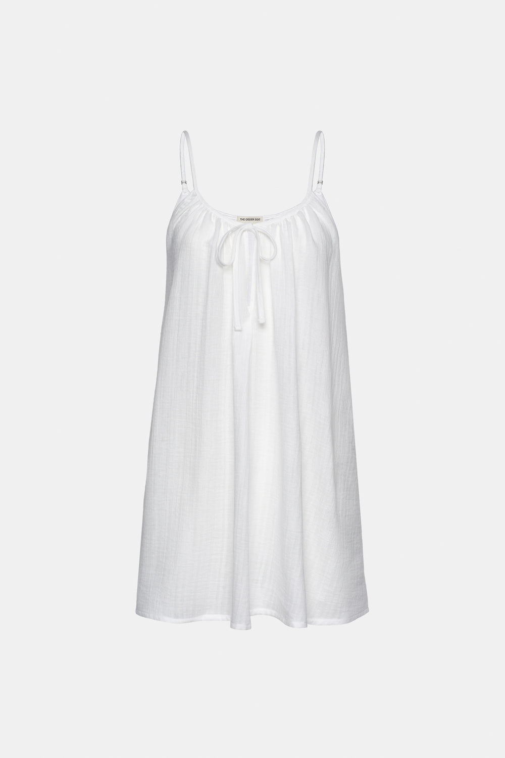 SILVER WHITE MINI KLEID
