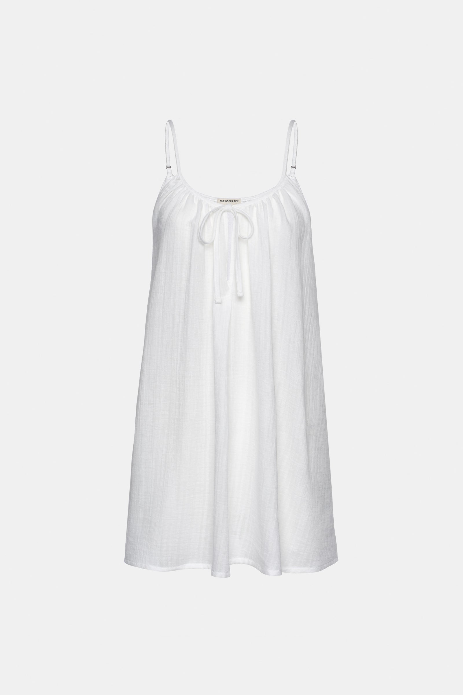 SILVER WHITE MINI KLEID