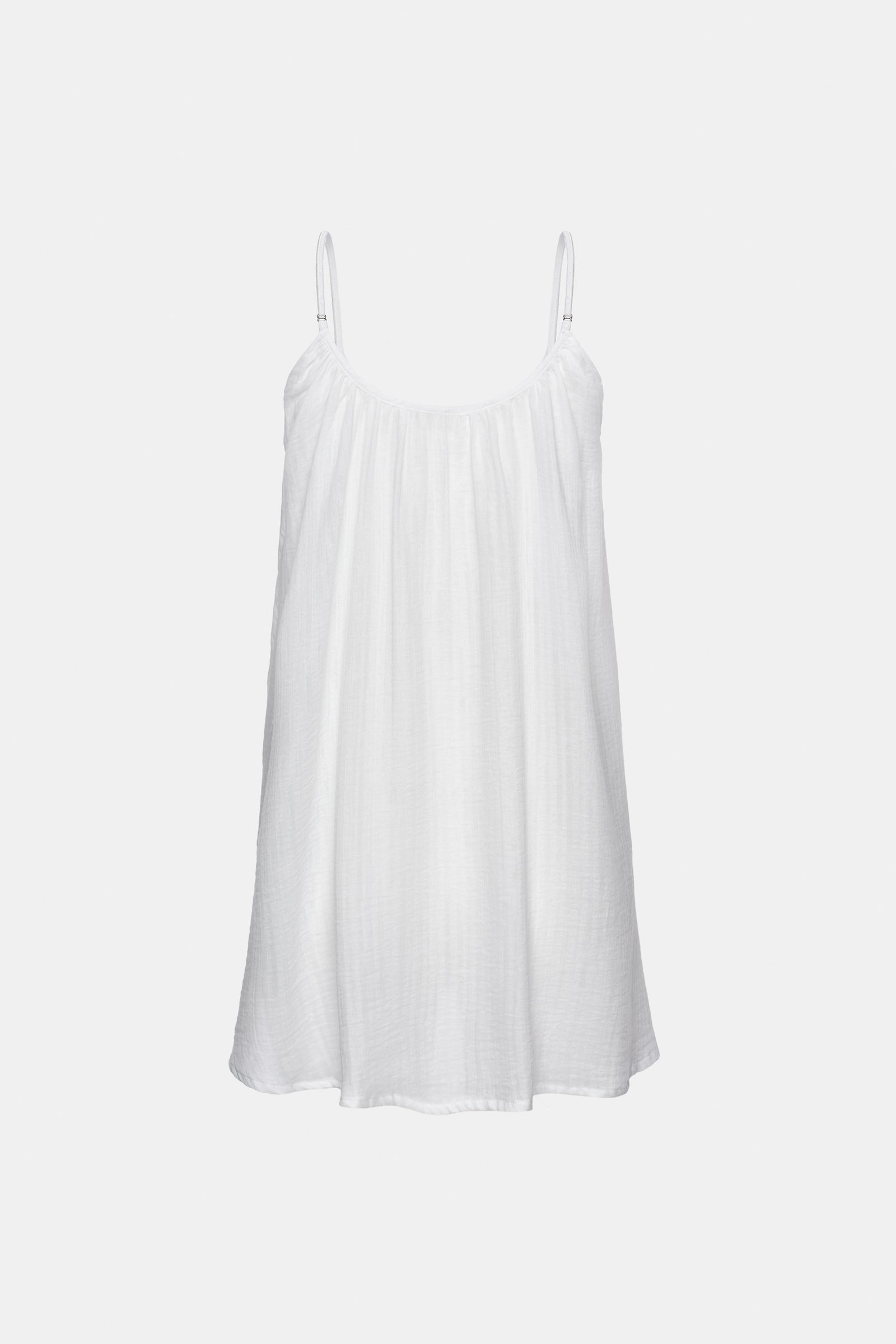 SILVER WHITE MINI KLEID
