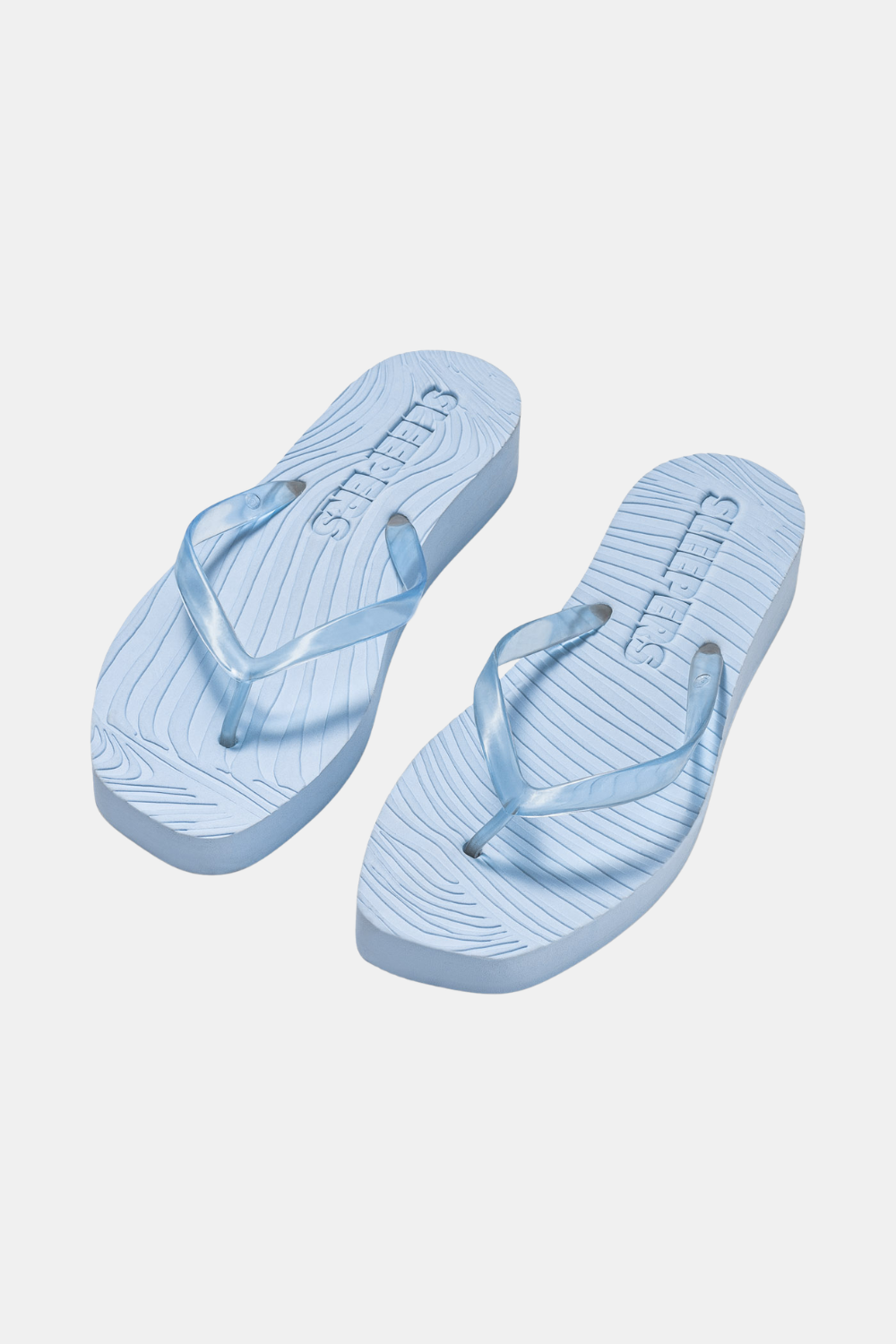 JAPONKI SLEEPERS TAPERED PLATFORM BLUE TRANSPARENT