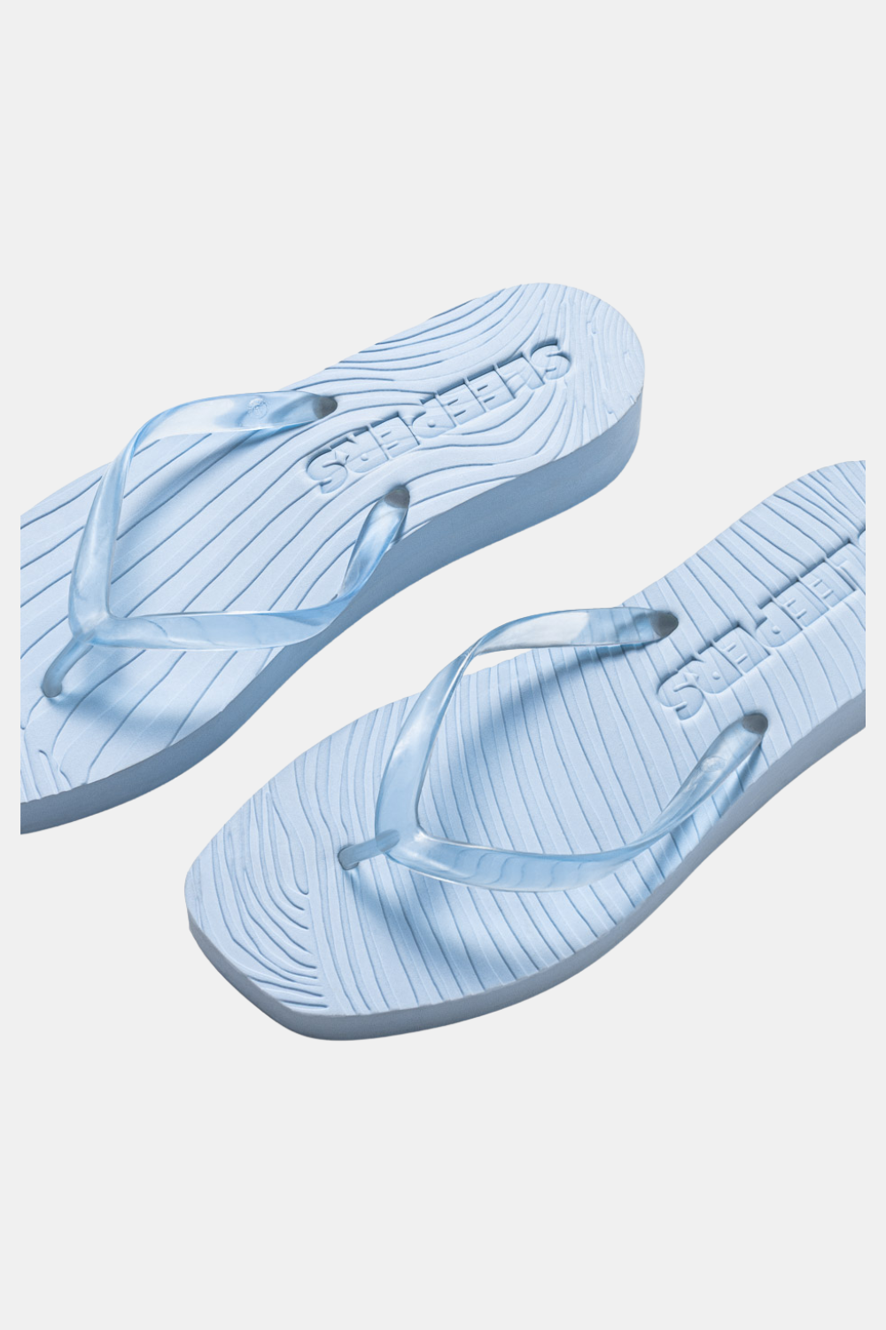 JAPONKI SLEEPERS TAPERED PLATFORM BLUE TRANSPARENT
