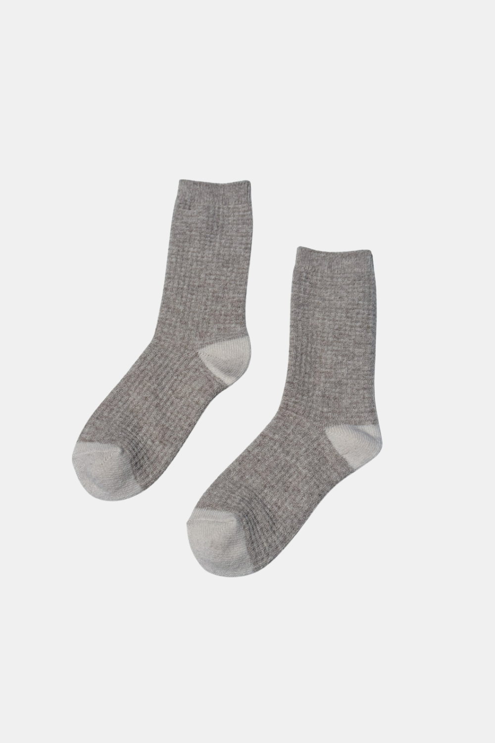 LE BON SHOPPE SKARPETKI WOOL WAFFLED OATMEAL