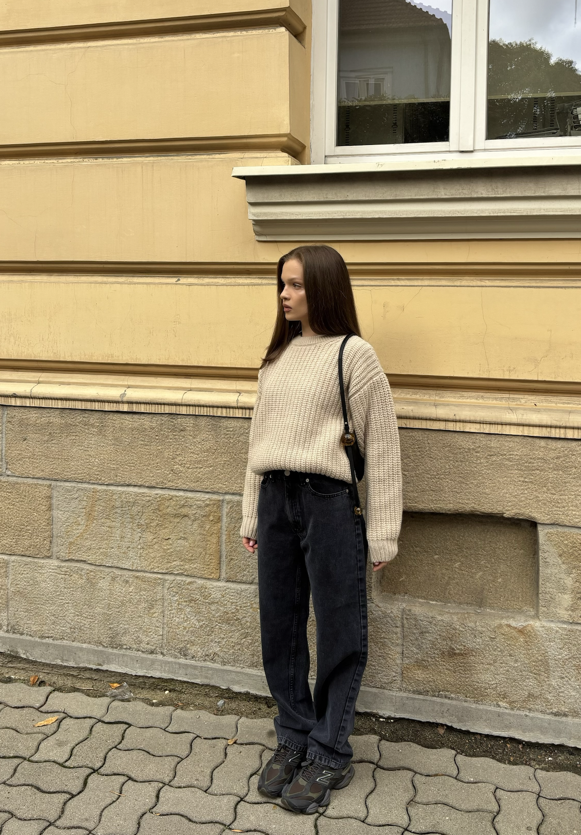 SWETER DAMSKI WEŁNIANY ONCE BEŻOWY