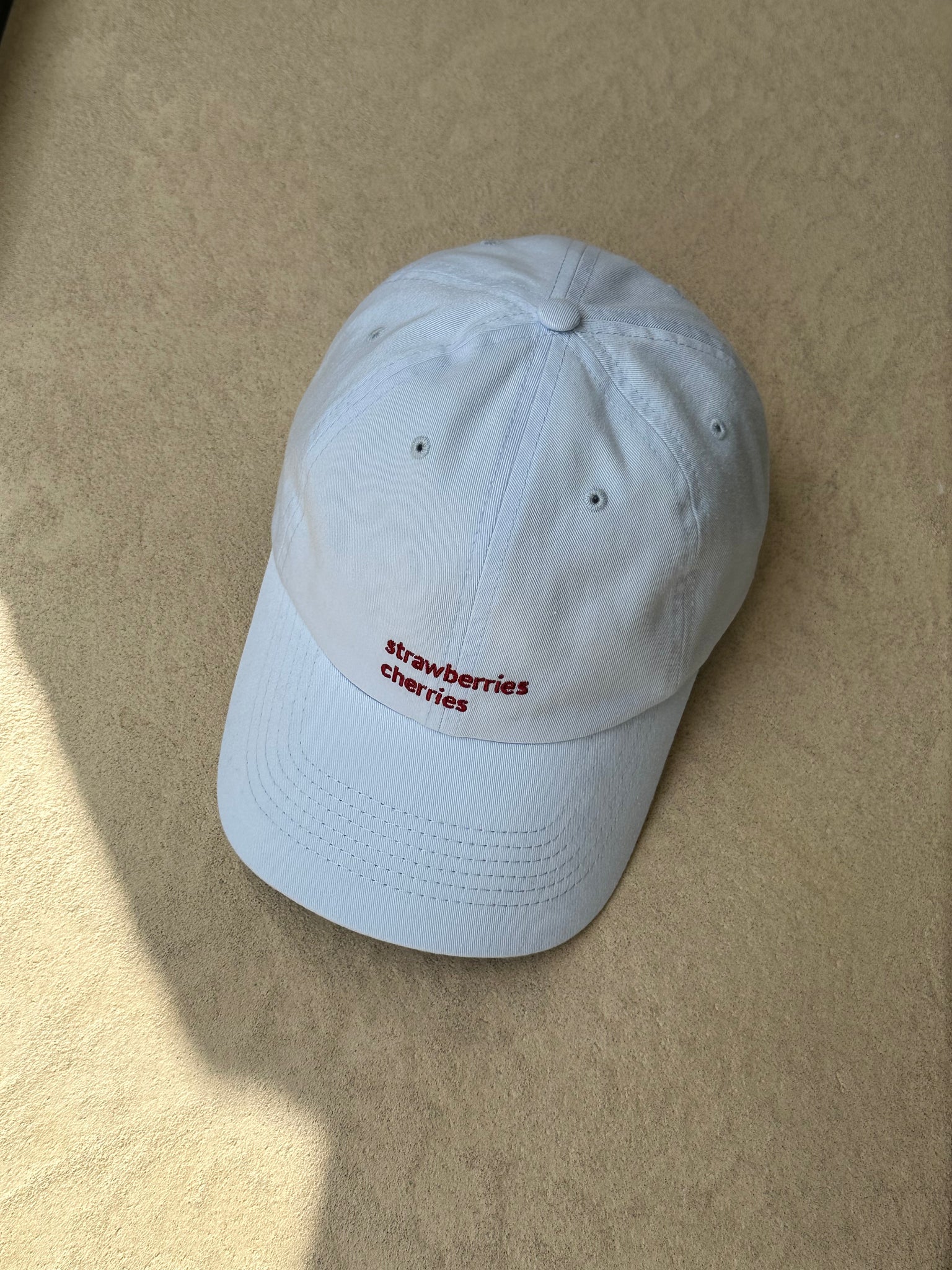 STRAWBERRIES CHERRIES CAP BLUE 