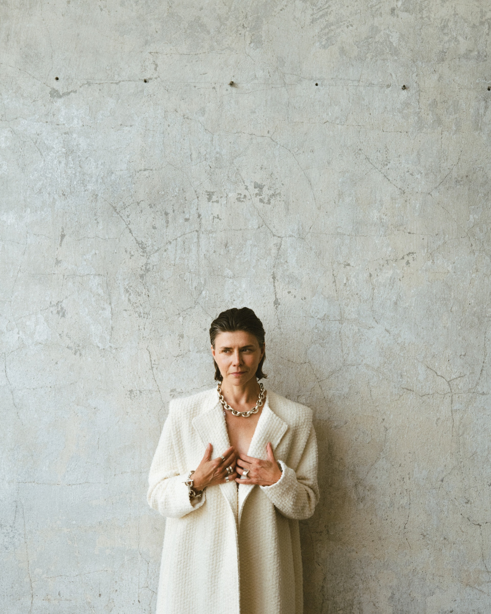 CLAIRE COAT OFF WHITE