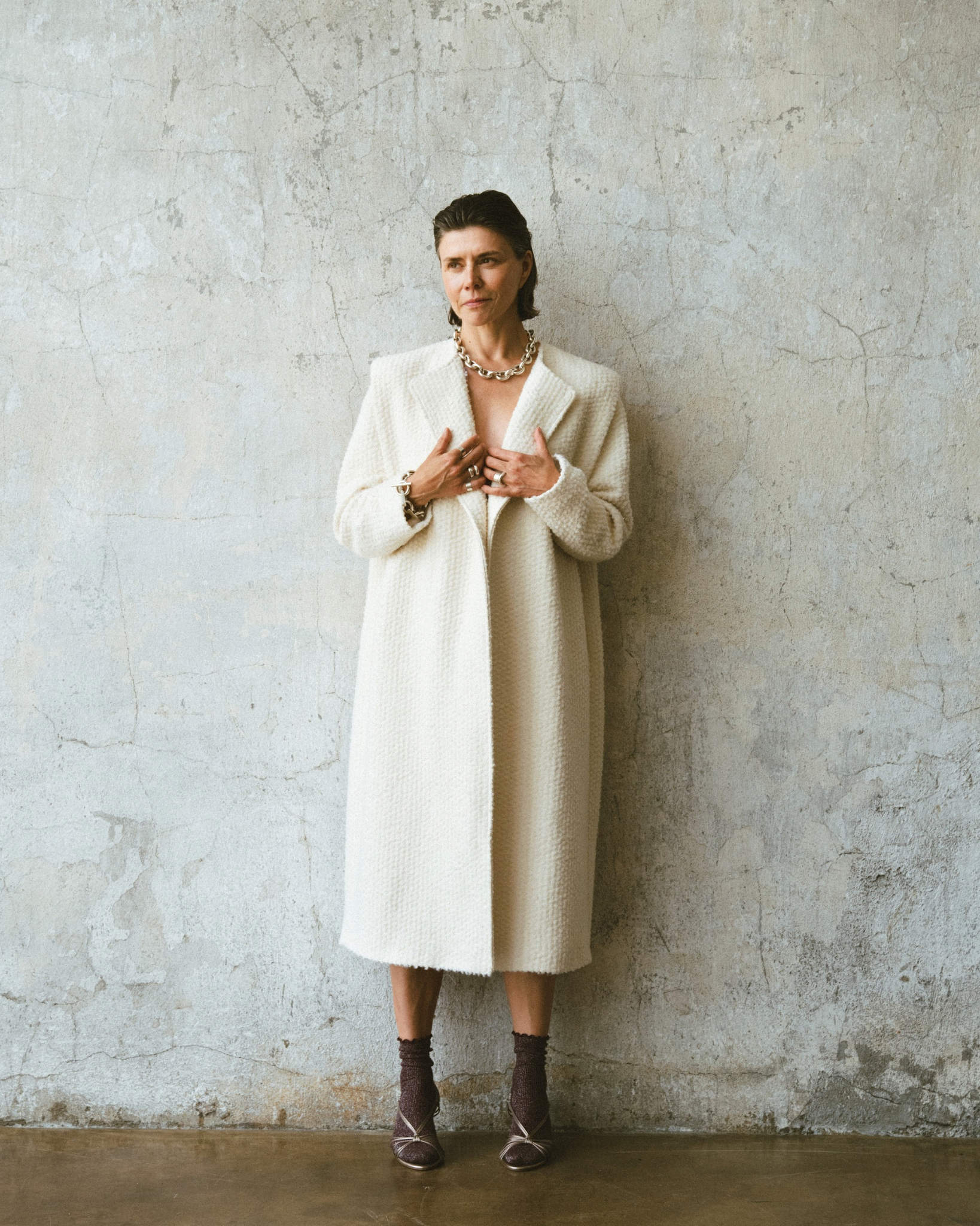 CLAIRE COAT OFF WHITE