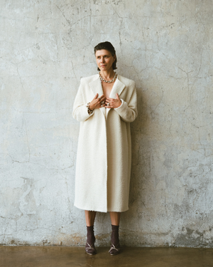 CLAIRE COAT OFF WHITE