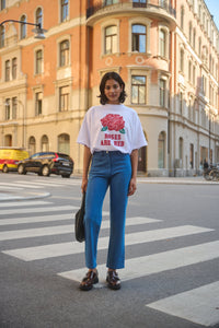 JEANSY ŻAKARDOWE JOSS NIEBIESKIE