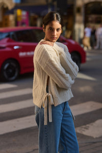 SWETER WEŁNIANY DAMSKI HARMONY ECRU