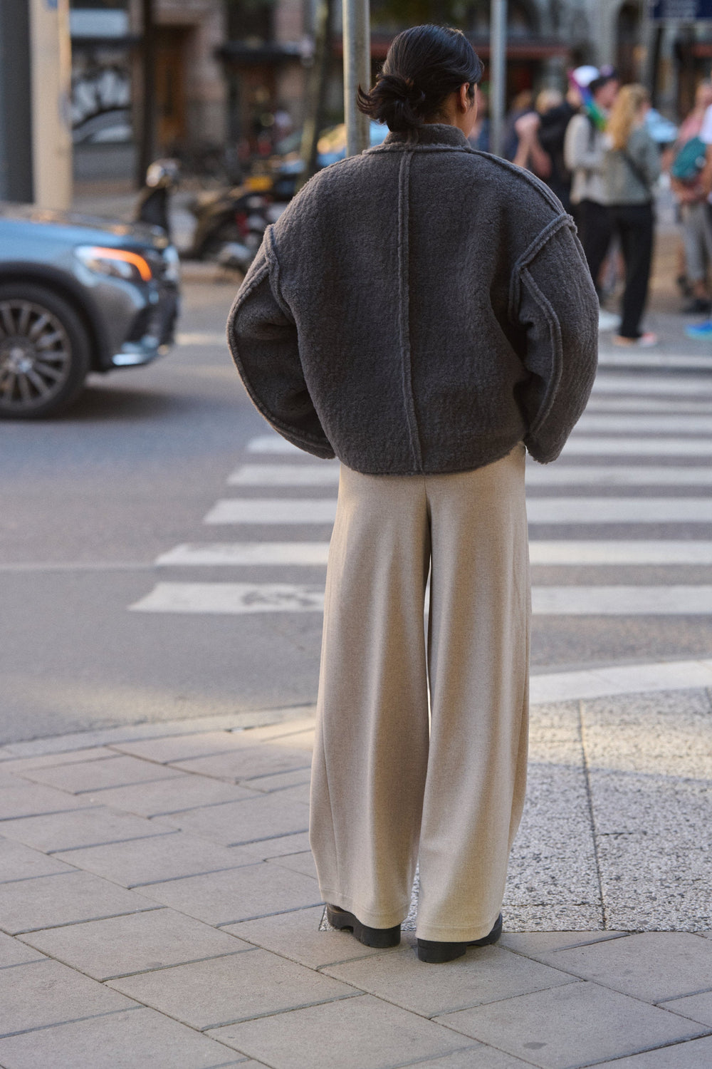 GABLES WOOLEN PANTS BEIGE