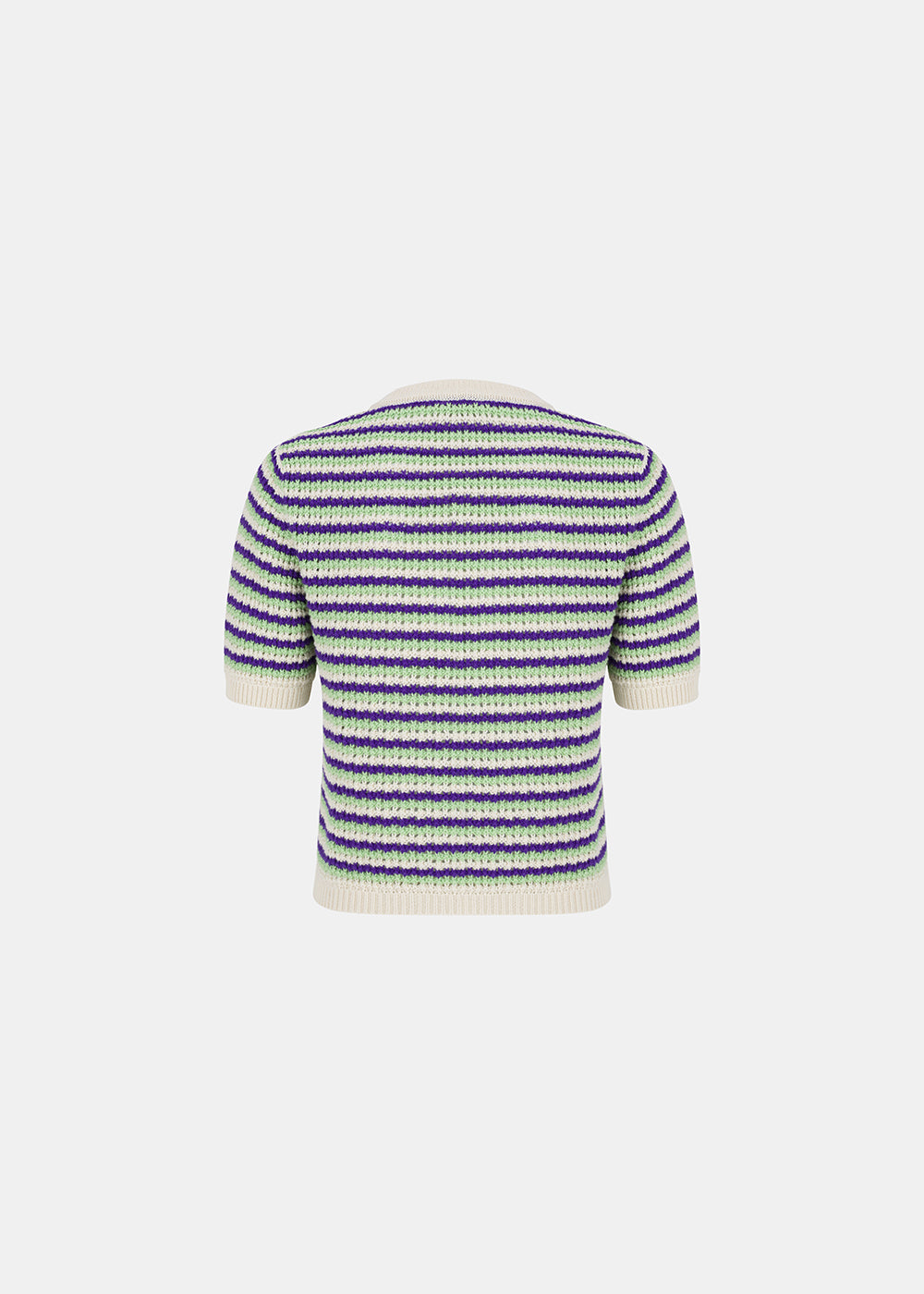 BAIE TOP STRIPES GREEN & PURPLE