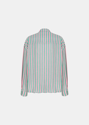 BRAD CHEMISE RAYURES VERT