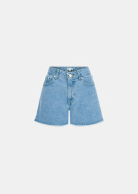 SHORT EN DENIM KEY BLEU