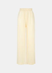 SPODNIE COOPER ŻÓŁTO-BIAŁE