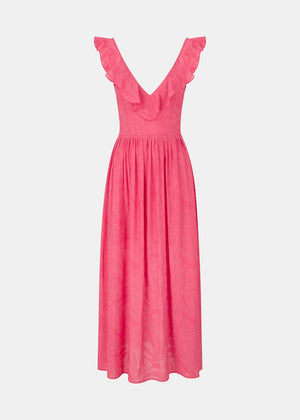 VEIL DRESS PINK