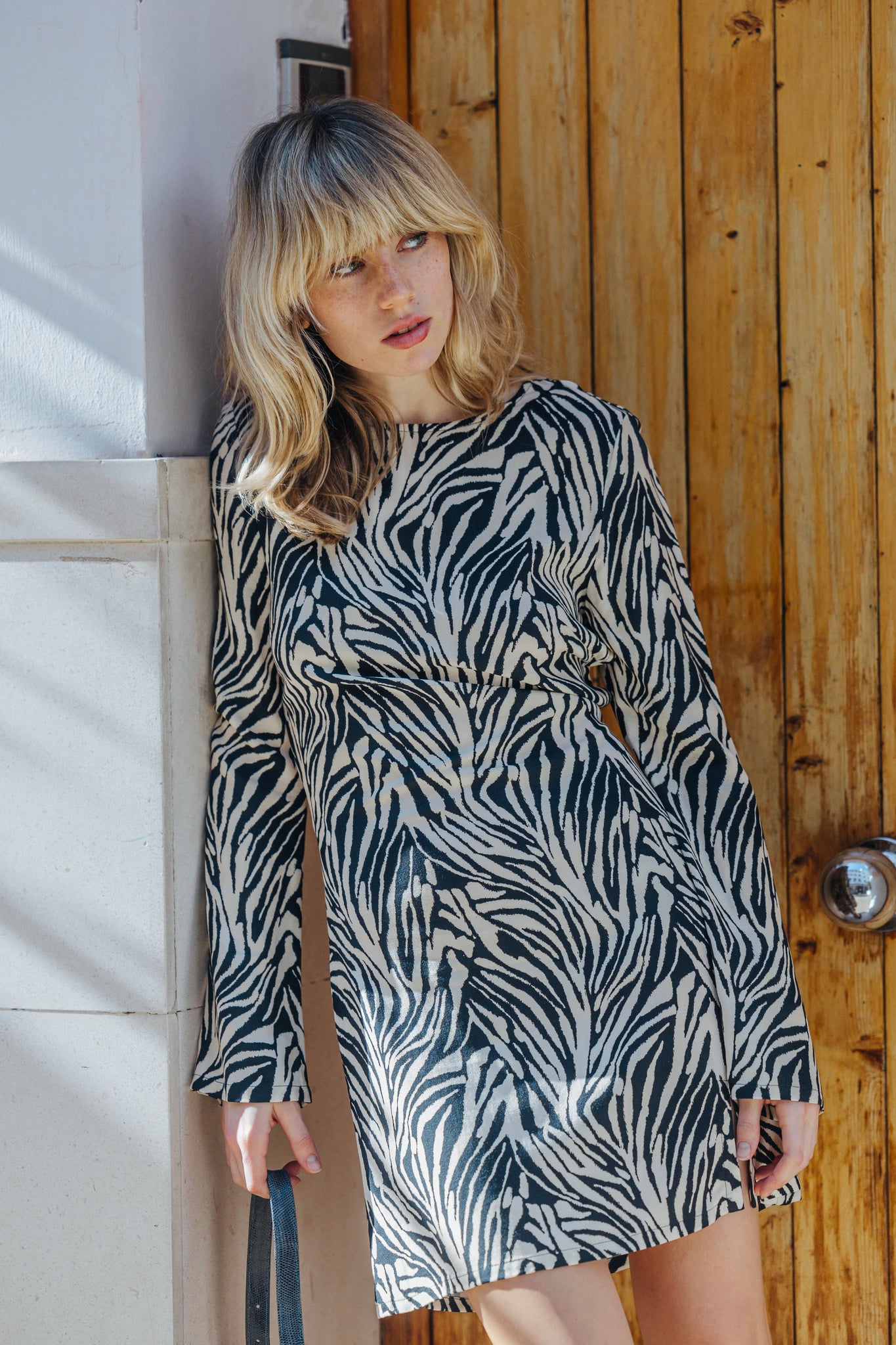 Joy zebra print dress