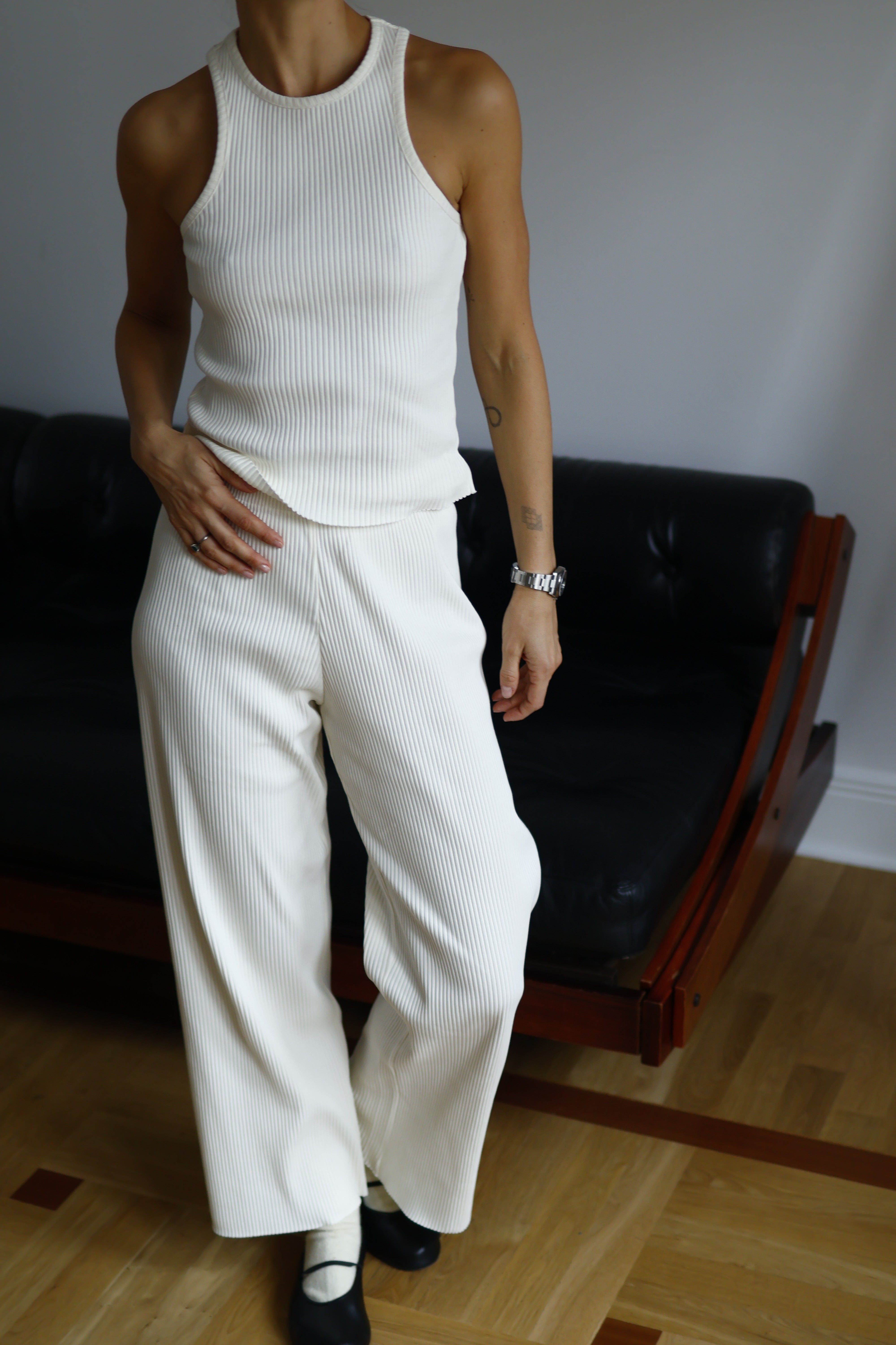 Layered Half Pants-Gray Beige【harapeco】 Layered Half Pants-Gray Beige | harapeco Store