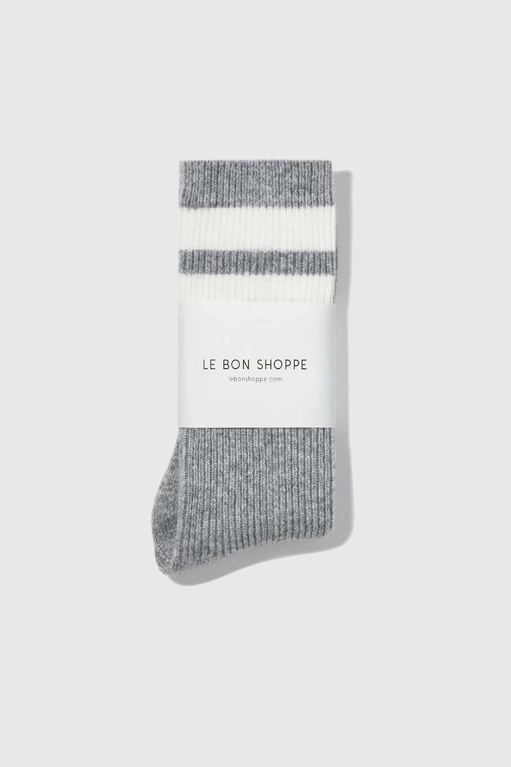 LE BON SHOPPE SKARPETKI GRANDPA VARSITY SZARE